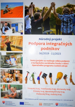 Národný projekt Podpora integračných podnikov
